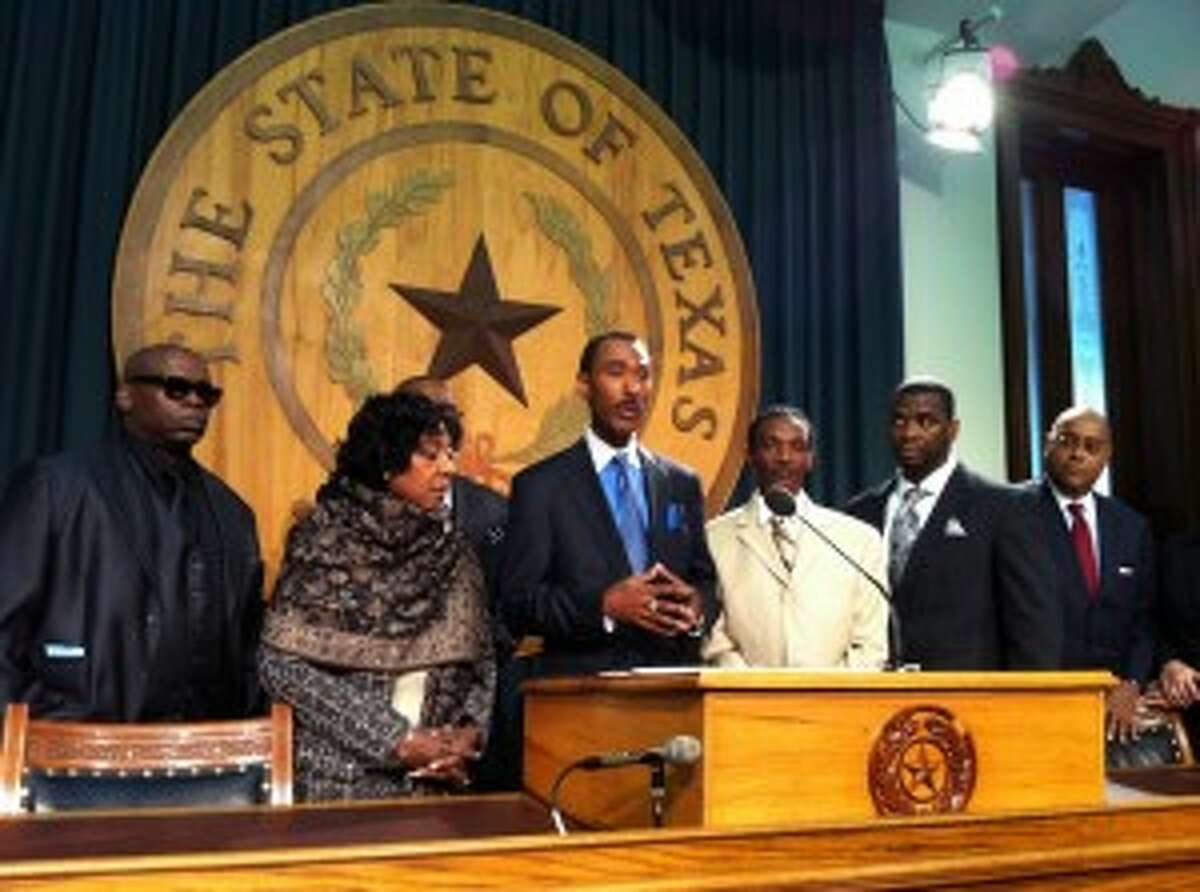 Cory Sessions, whose brother Timothy Cole died while wrongfully imprisoned, is among several urging lawmakers to pass a bill that establishes a commission to review cases of exonerations. Photo by Eva Ruth Moravec