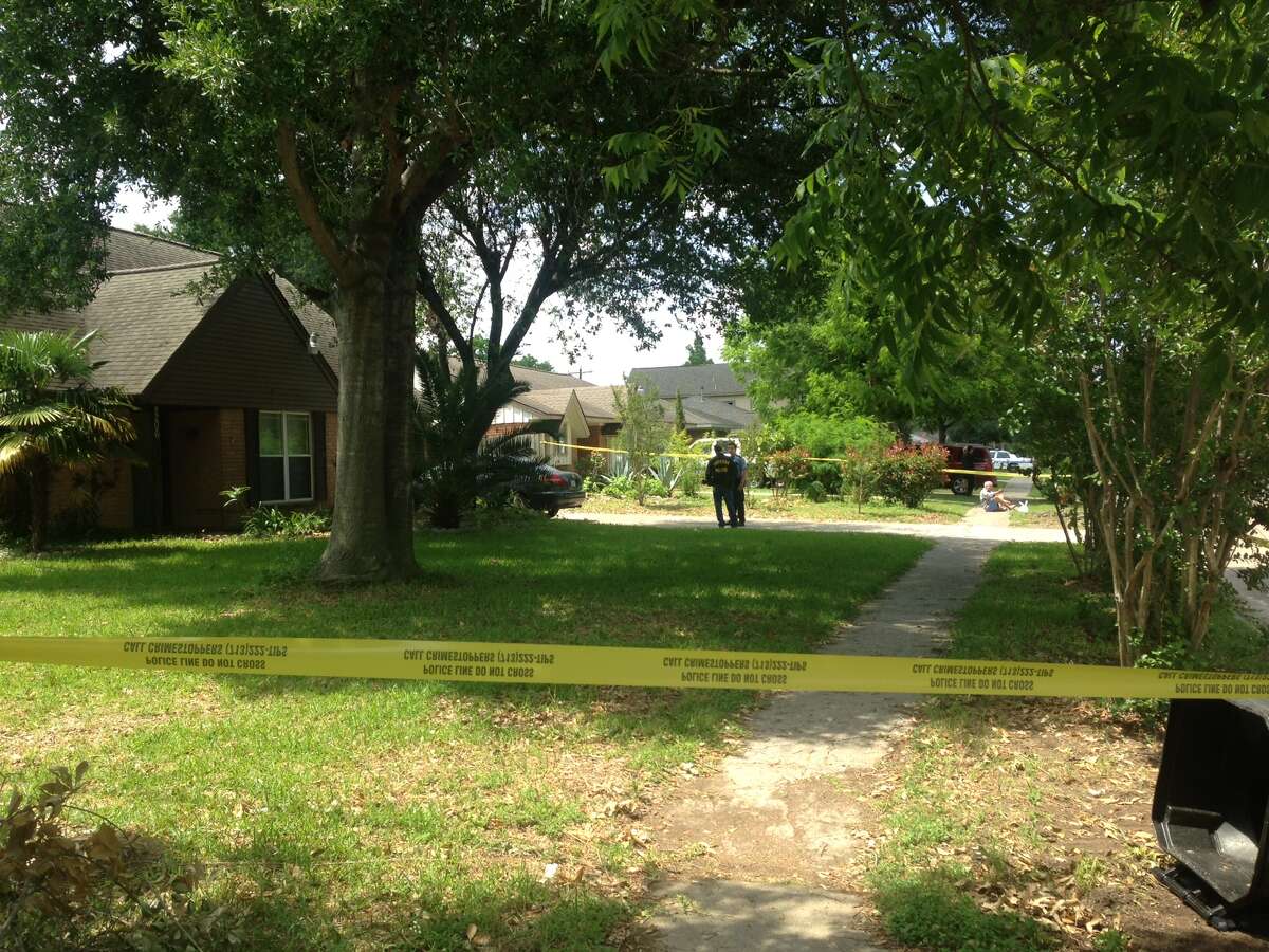 Intruder shot in gunfire with Houston resident