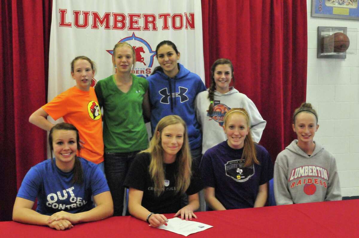 LHS basketball player signs with Crown College