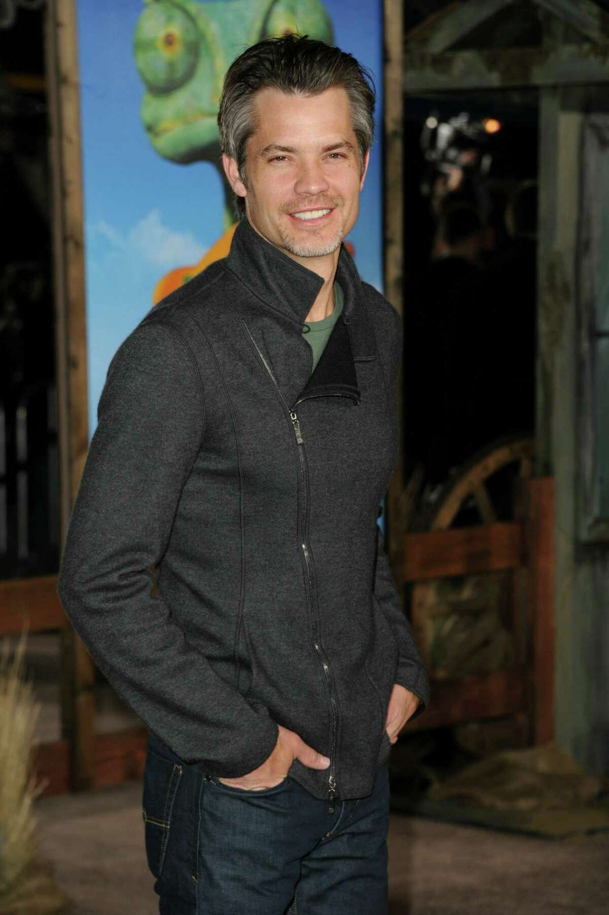 LOS ANGELES, CA - FEBRUARY 14: Actor Timothy Olyphant arrives at the premiere of Paramount Pictures' "Rango" at Regency Village Theater on February 14, 2011 in Los Angeles, California. (Photo by Jason Merritt/Getty Images)
