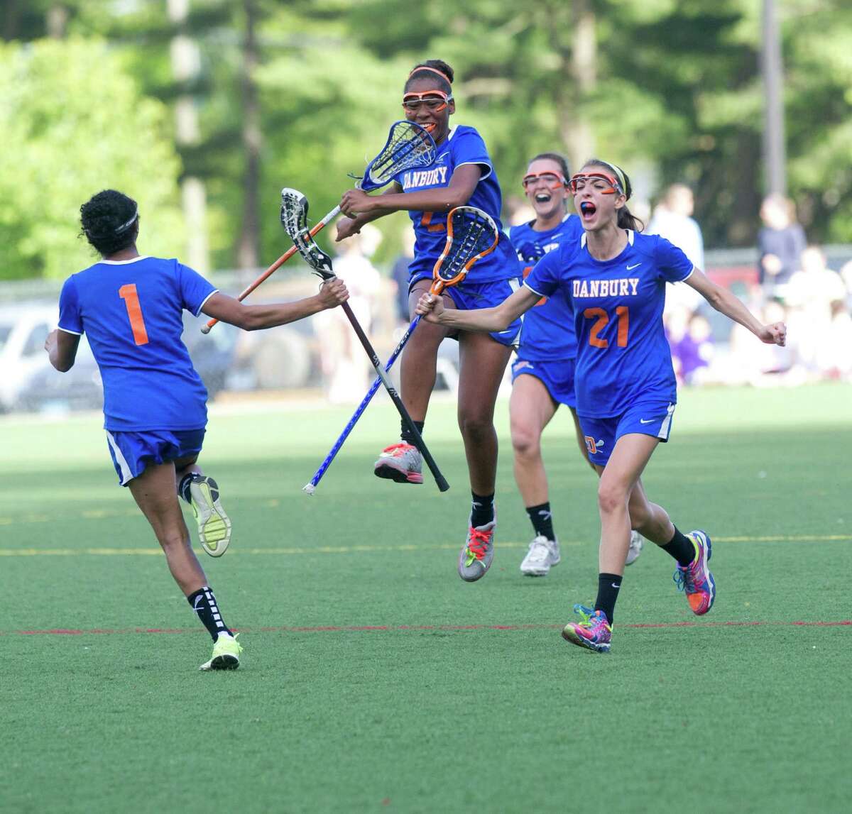 Danbury upsets Wilton in FCIAC girls lacrosse