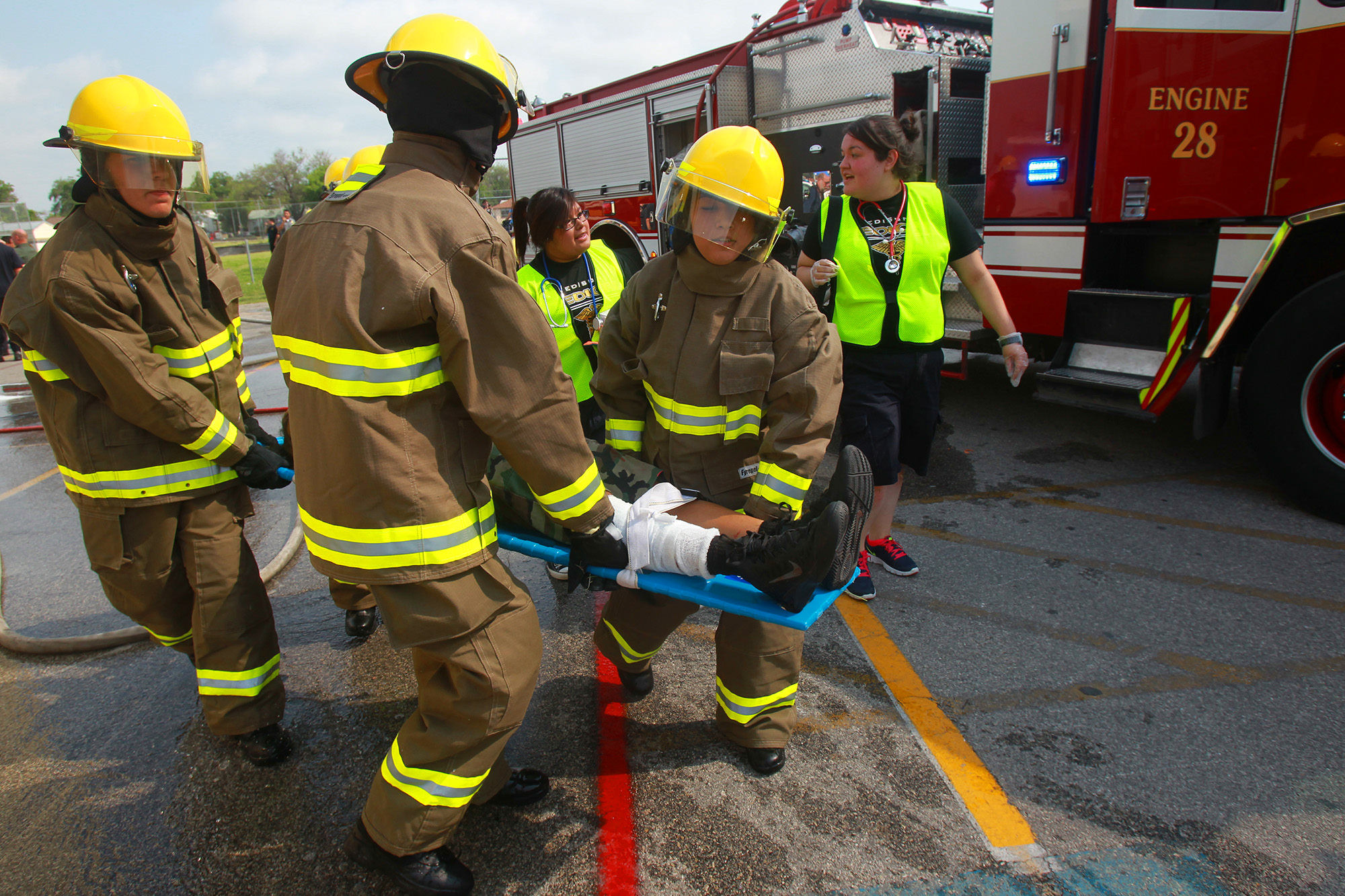 Exercise at Edison High tests skills of first responders