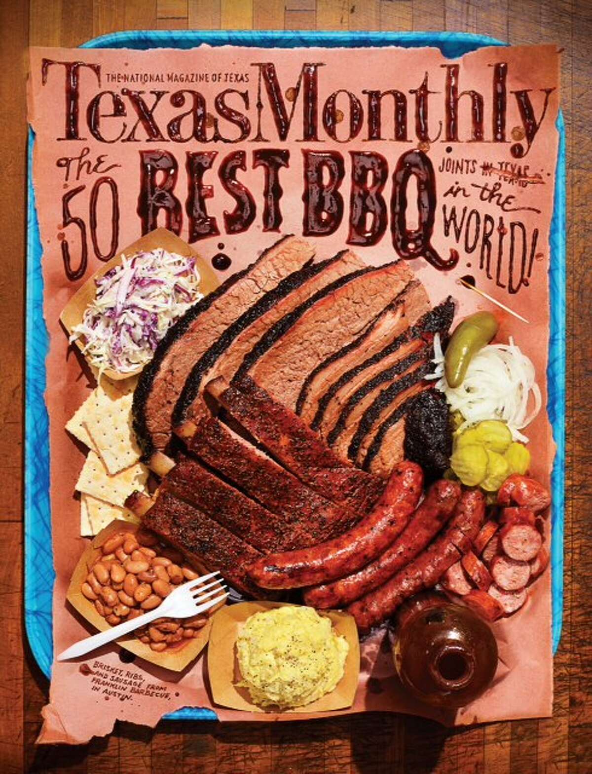 Pat Sharpe edits Texas Monthly's Barbecue Issue, on newsstands today.