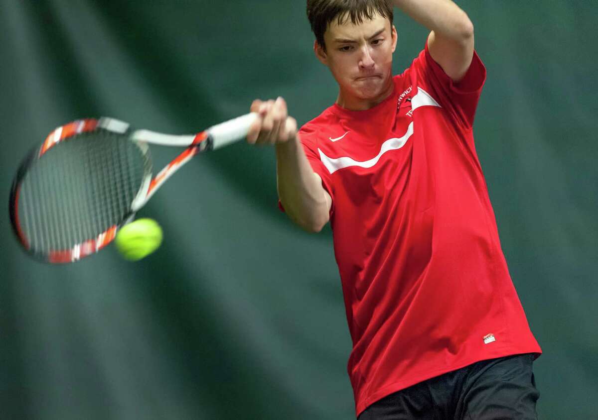 Greenwich sweeps Staples to win FCIAC boys tennis crown