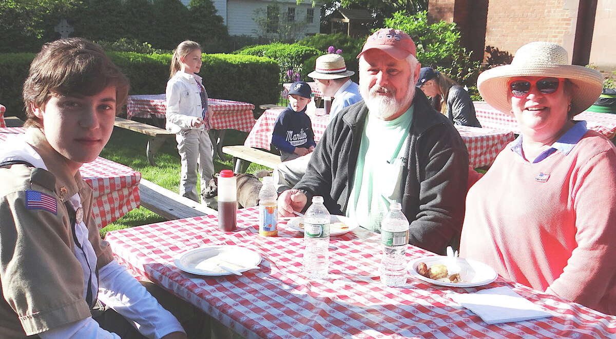 Flipping out for flapjacks St. Paul's gets holiday started with