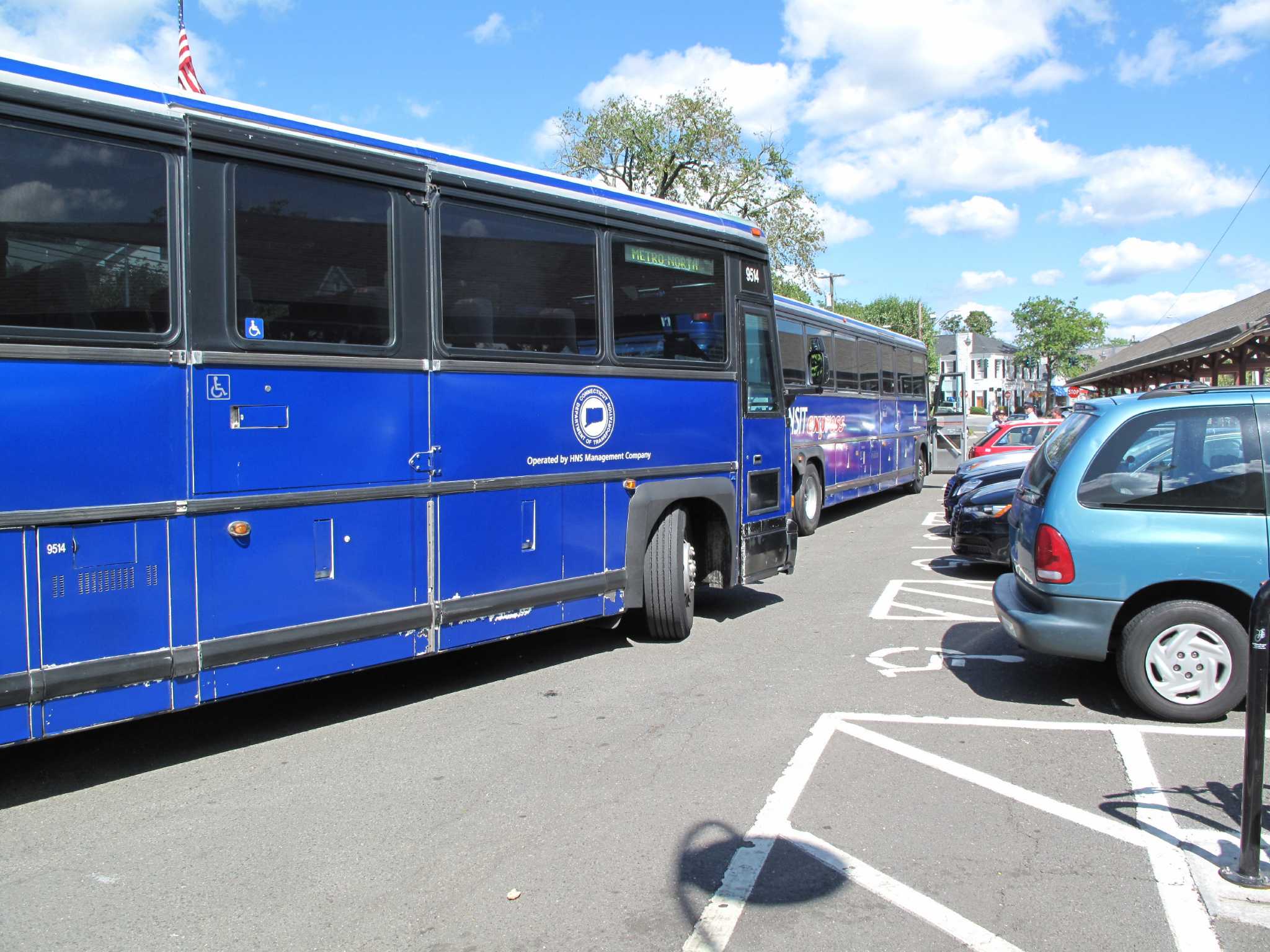 Accident knocks out New Canaan train service, buses in use