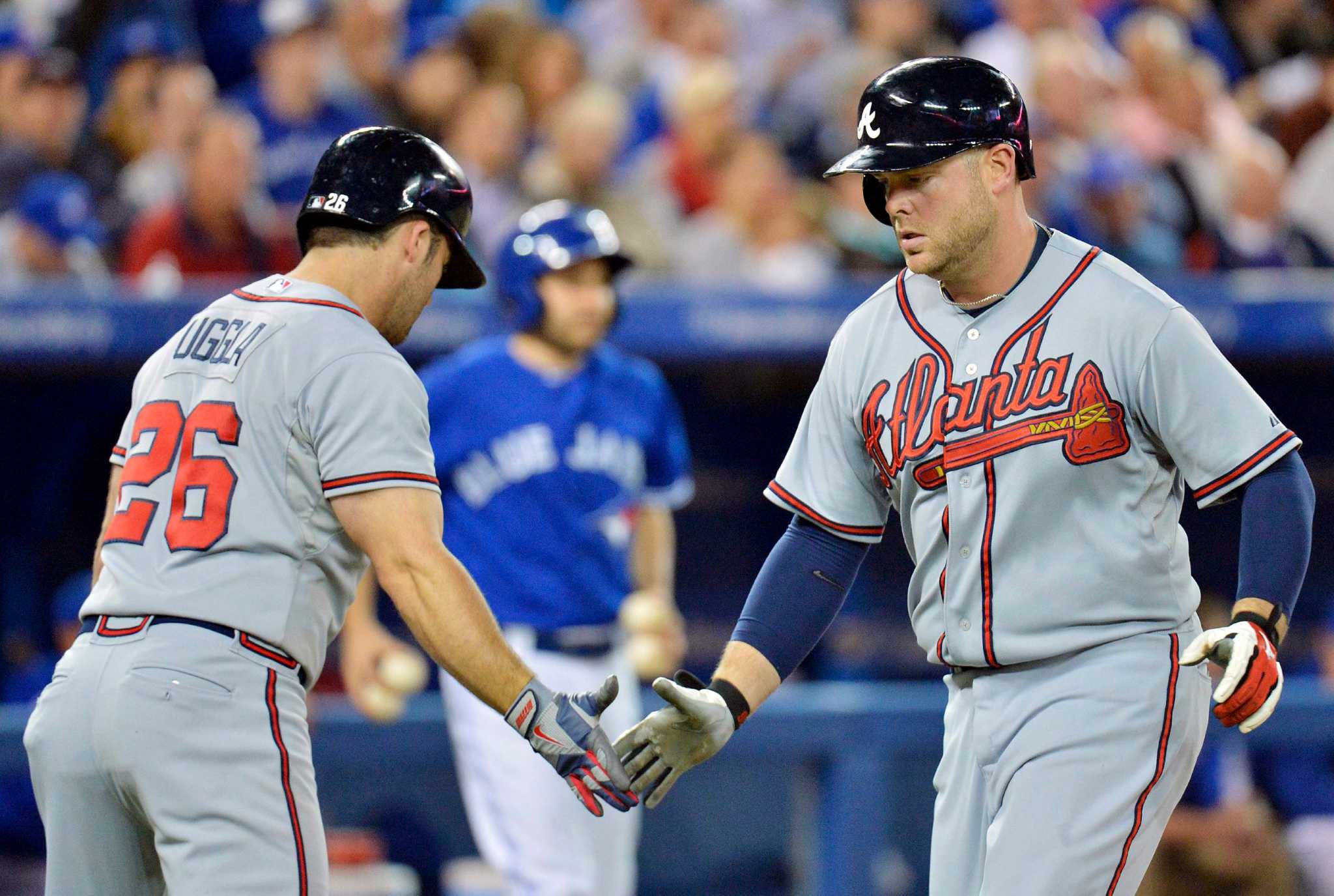 BRIAN MCCANN HOSTS CHILDREN FIGHTING CANCER AT ATLANTA BRAVES GAME