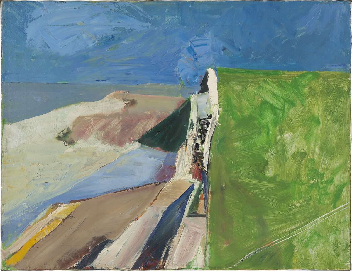 Richard Diebenkorn (1922-1993), Seawall, 1957 Oil on canvas 20 x 26 in. (50.8 x 66 cm) Fine Arts Museums of San Francisco, gift of Phyllis G. Diebenkorn, 1995.96 © 2013 The Richard Diebenkorn Foundation. All rights reserved.