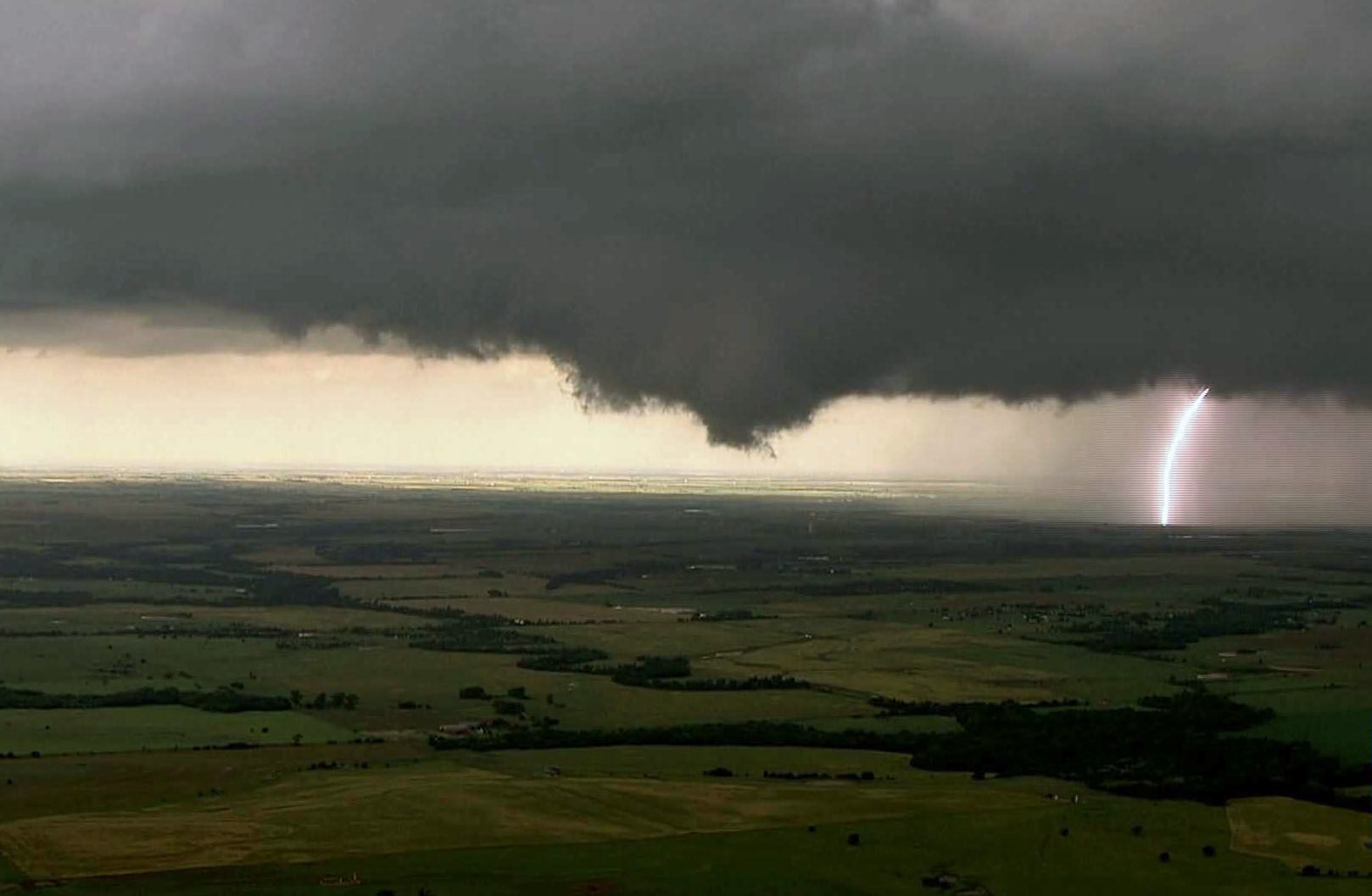 Tornadoes touch down in Oklahoma and Arkansas