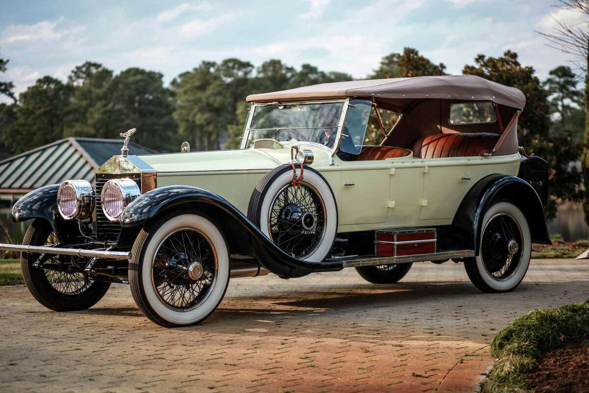 This 1928 Rolls Royce Phantom I sold for $185,200 at the Greenwich Concours dâÄôElegance two years ago. It was driven by Robert Redford in the 1974 film version of The Great Gatsby, during which it was fitted with fiberglass fenders to simulate the damage caused by the collision with the hapless Myrtle Wilson.