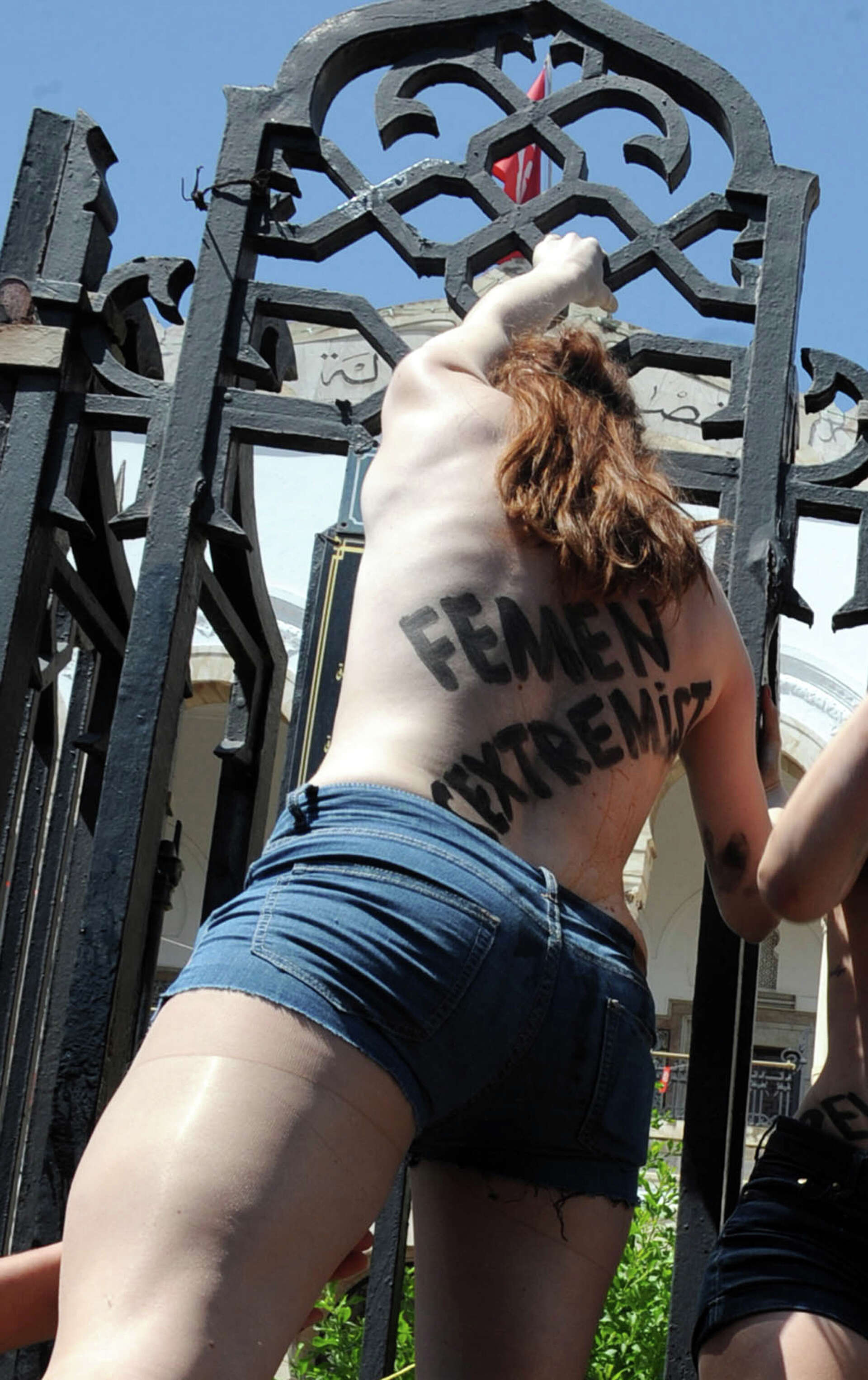 Photos: Topless feminists Femen honored in France