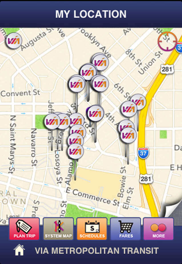 Where S That Bus Check The Via App San Antonio Express News