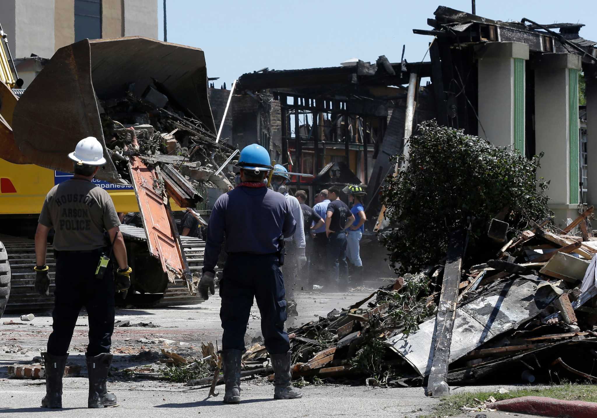Houston firefighter critical as arson unit probes 'crime scene'