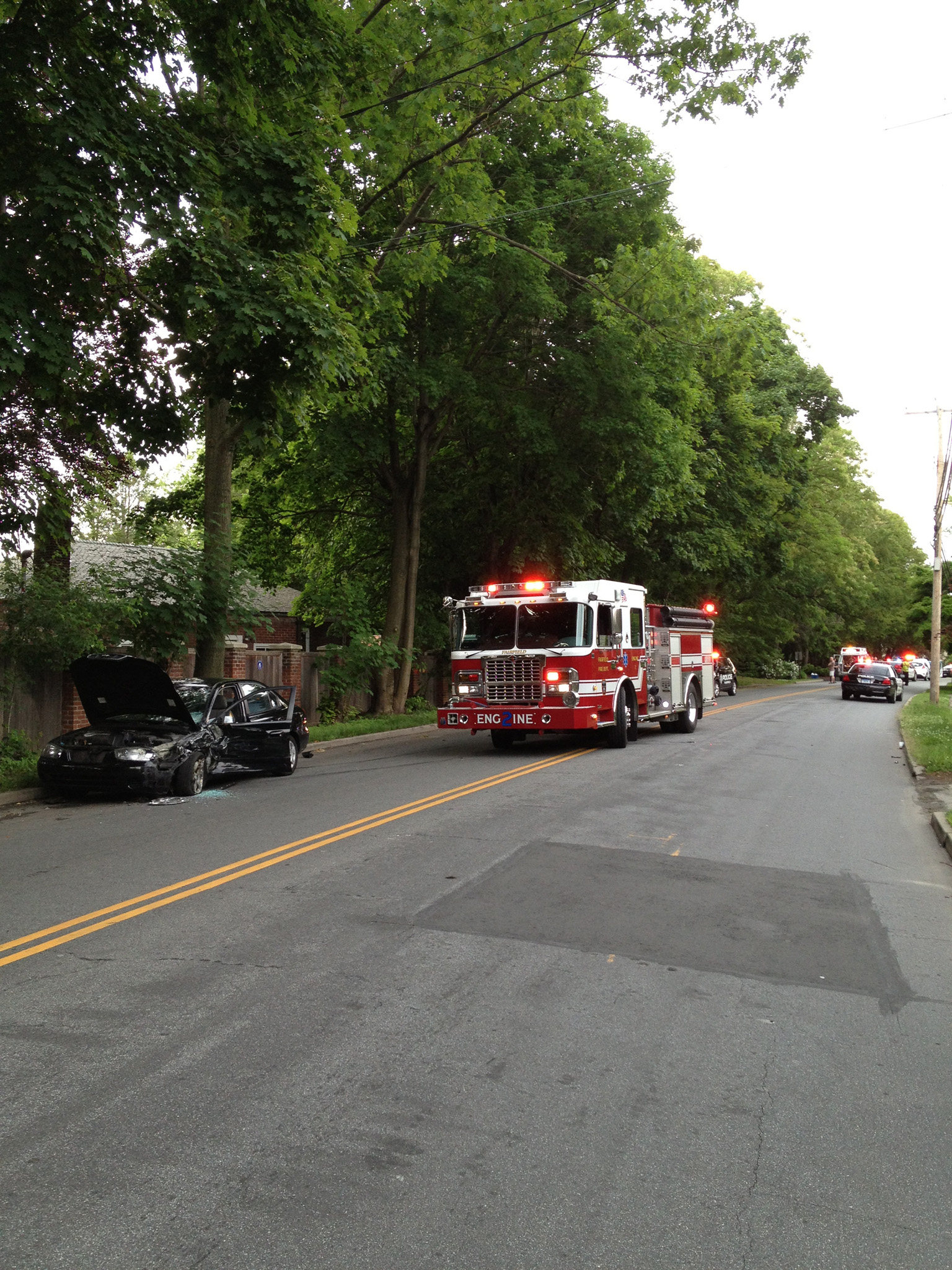 Fairfield cops investigate twocar crash