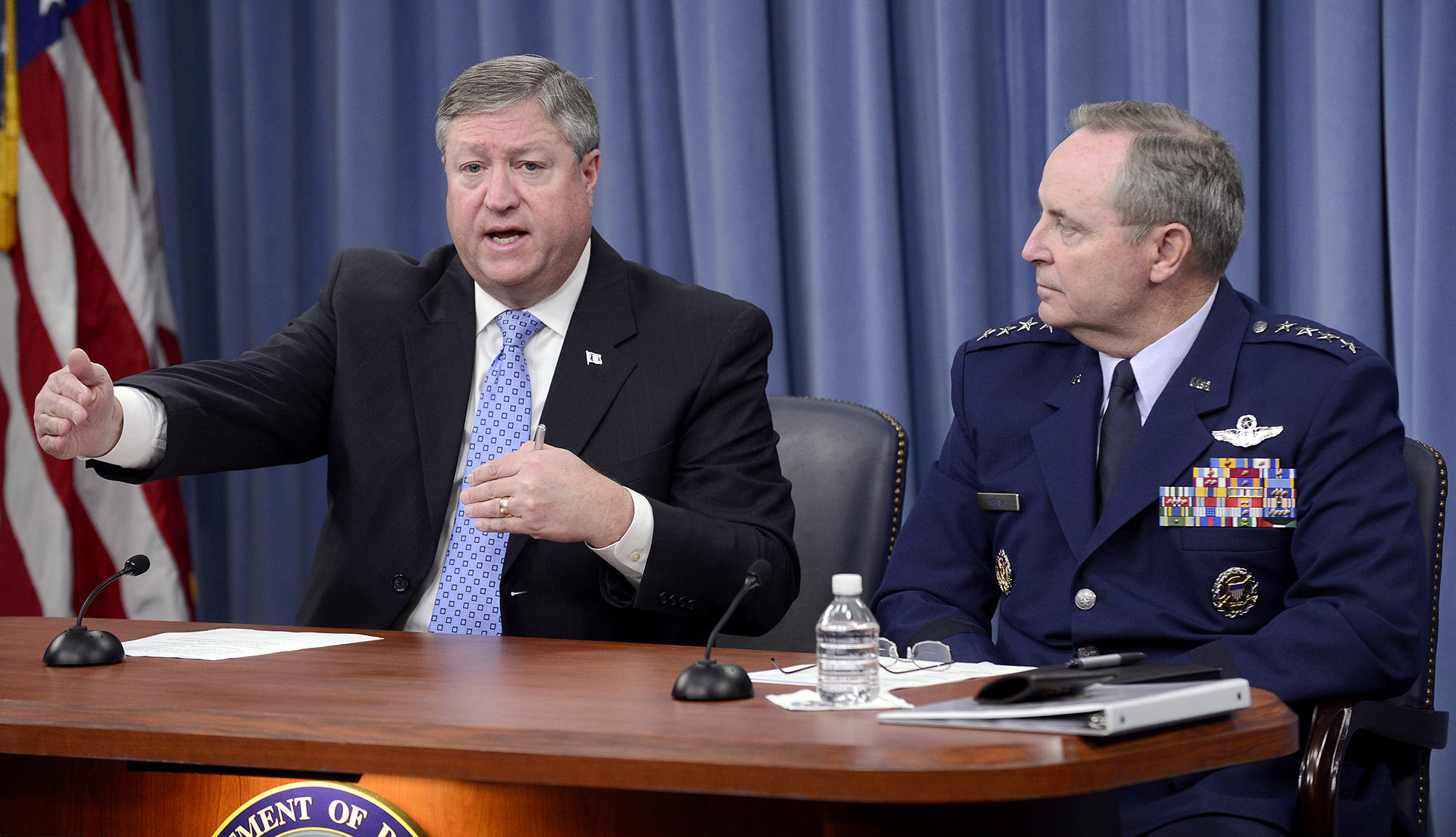 Secaf Bio SecAF: Sequestration hits AF readiness, modernization