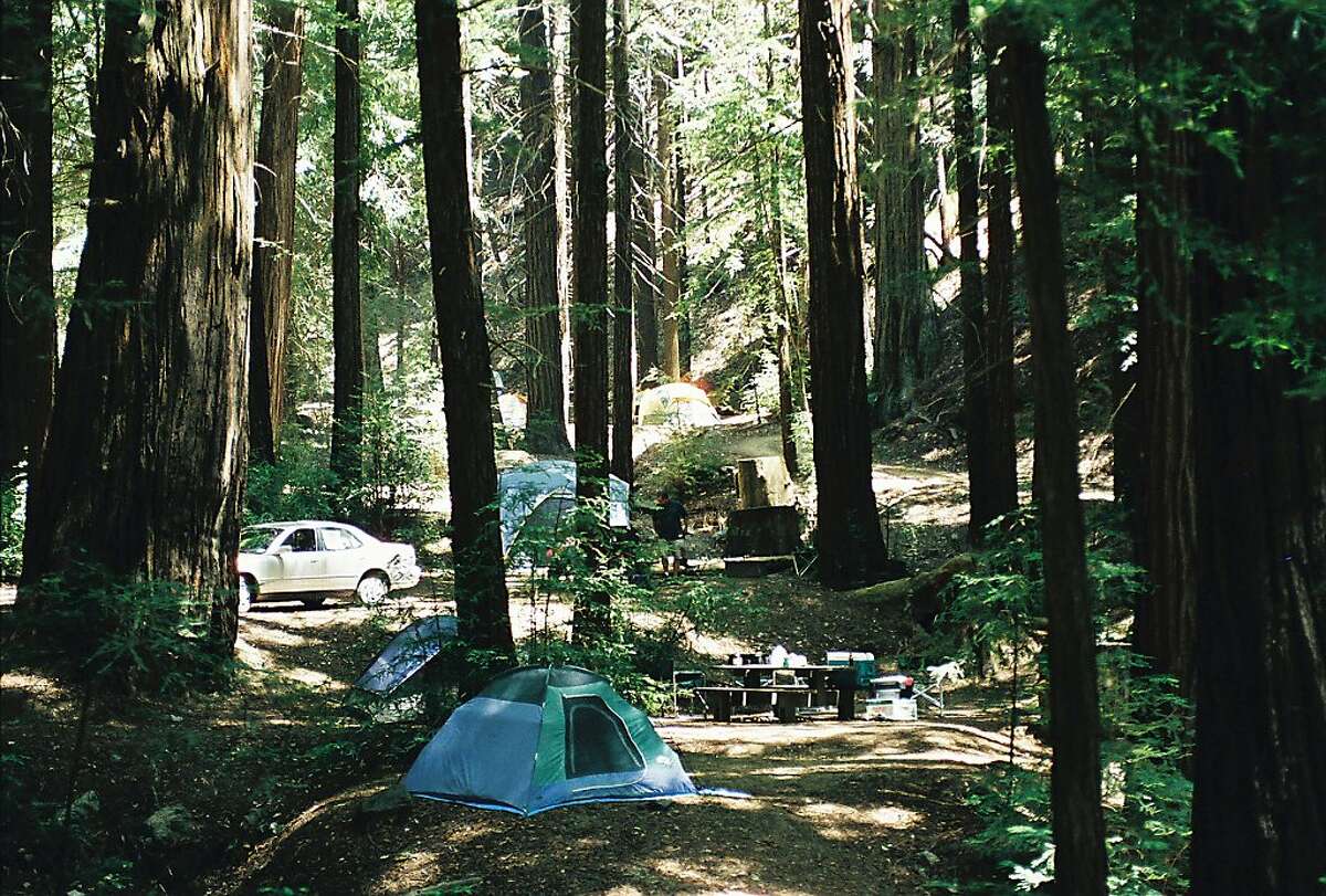 Campsite in the Ventana Campground operated by the Ventana inn.