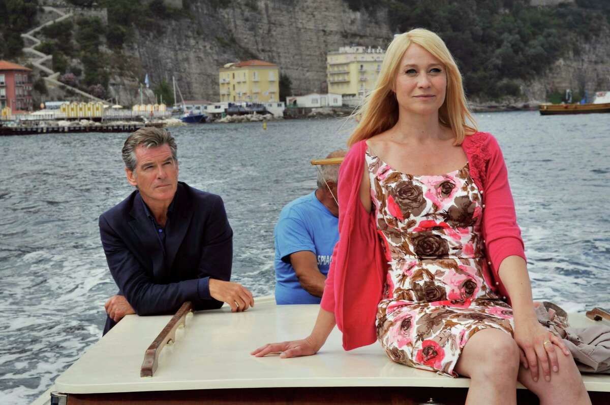 Left to Right: Pierce Brosnan as Philip and Trine Dyrholm as Ida in Love is All You Need Photo by Doane Gregory, Courtesy of Sony Pictures Classics