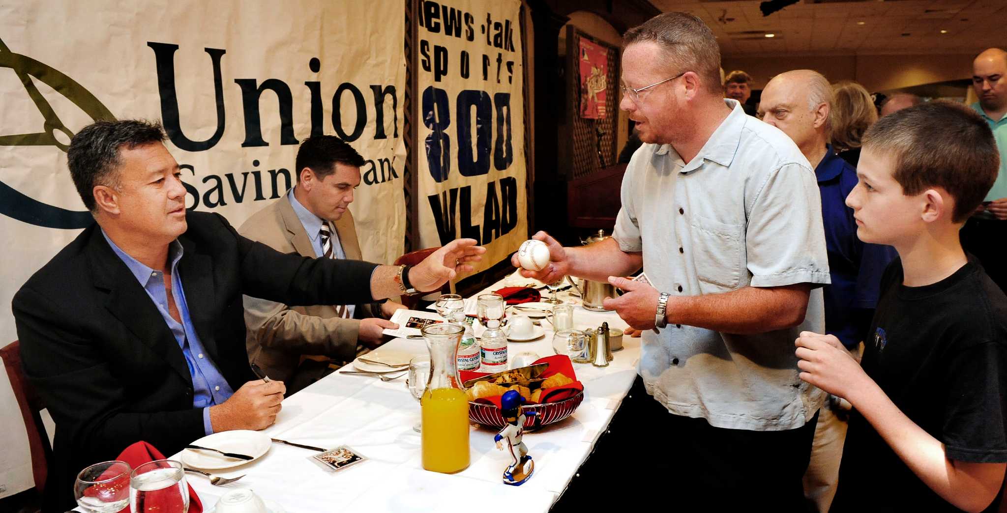 New York Mets' Ron Darling in Stamford today