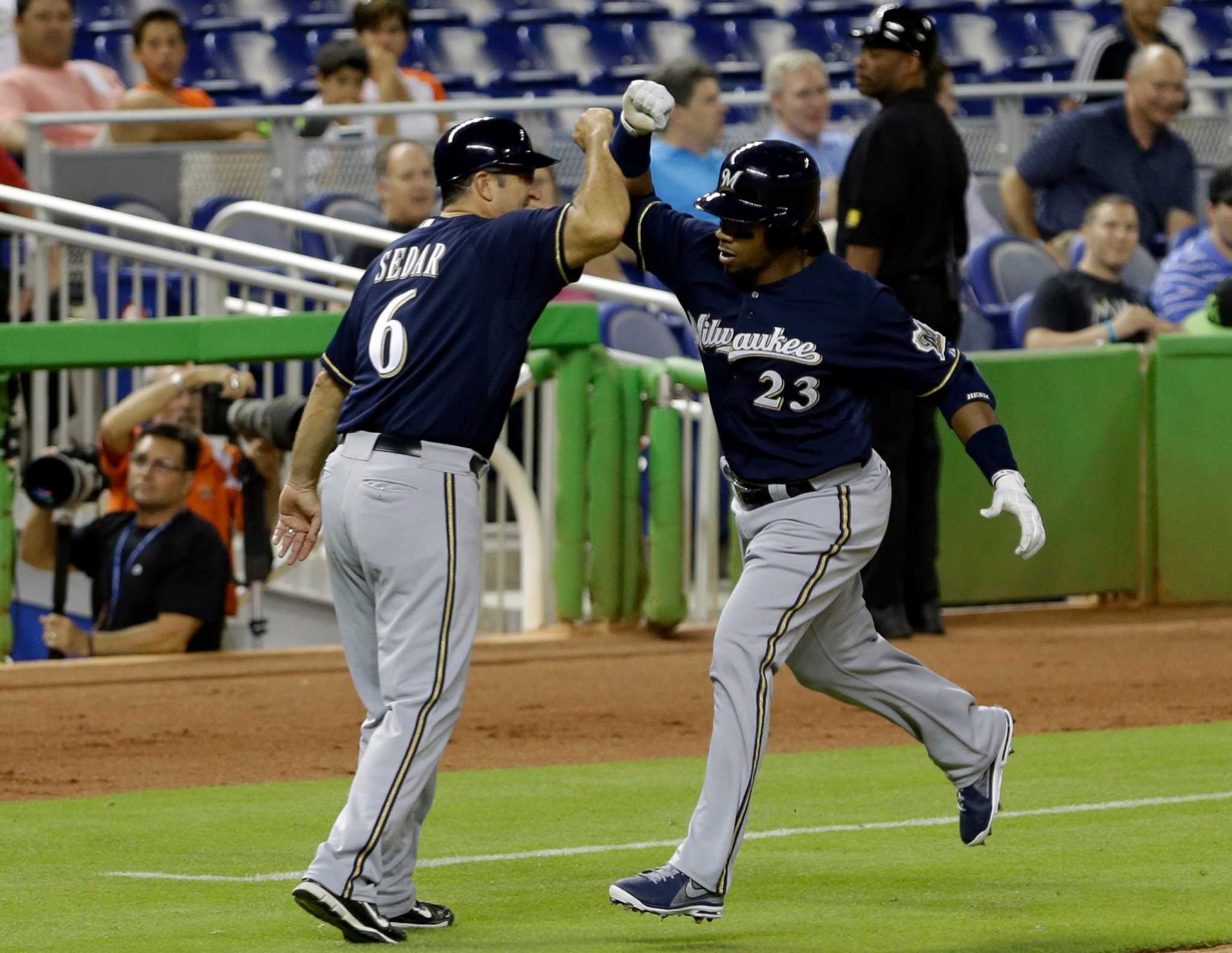 Jonathan Lucroy and Rickie Weeks