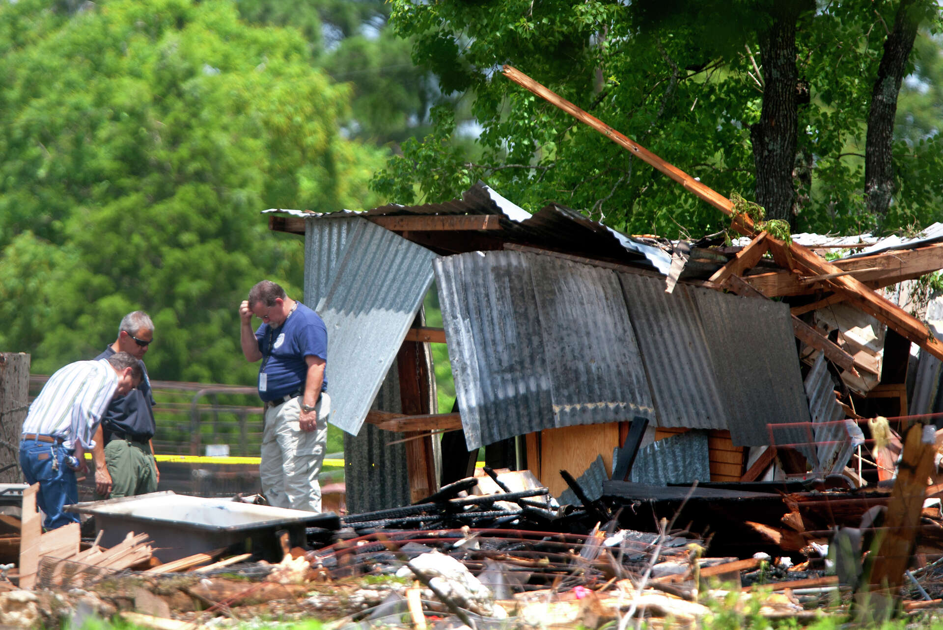 Gas explosion levels home, critically injures 3