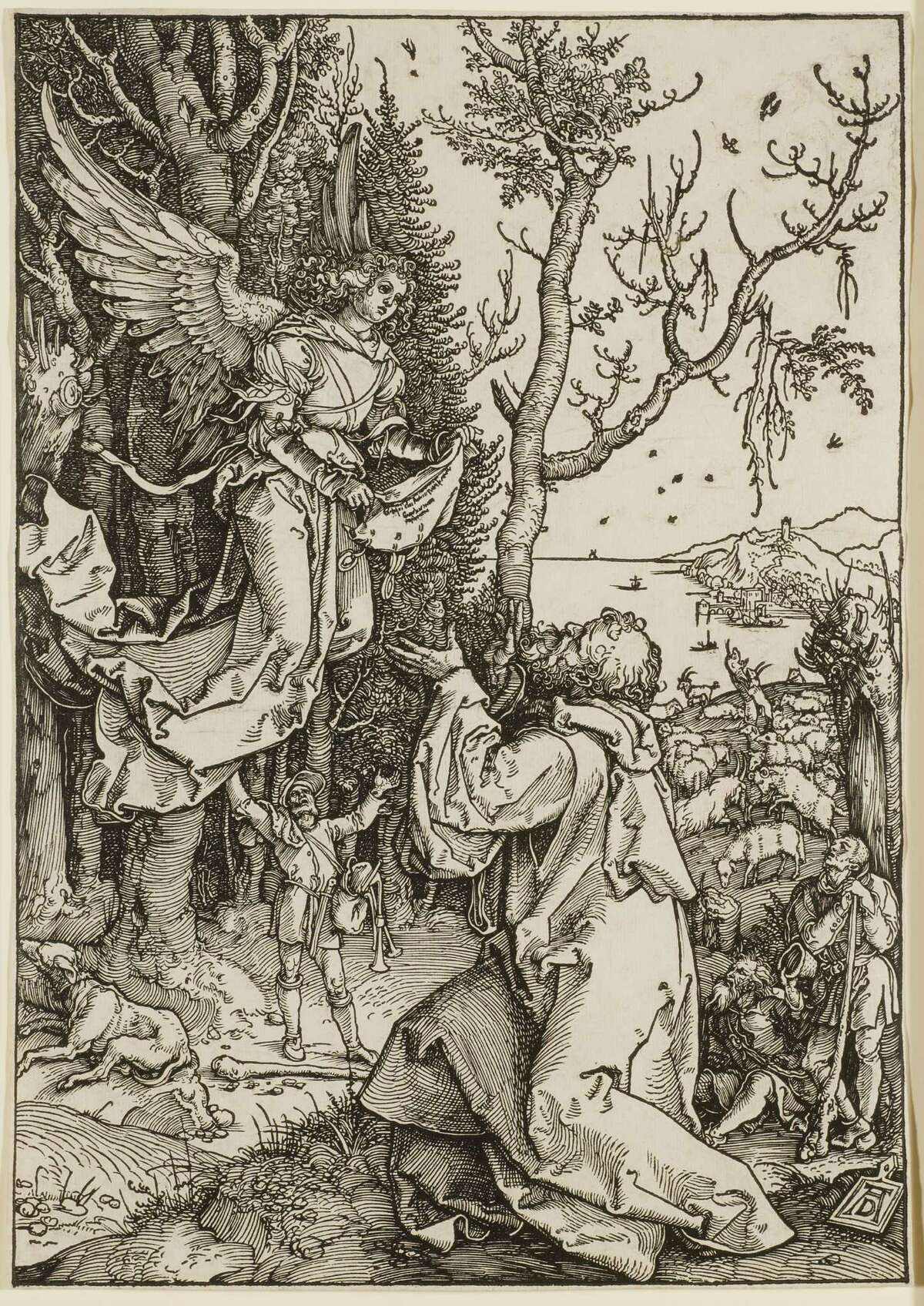 The exhibition "Prints from the Collection of Dr. Dorrance T. Kelly" opens June 15, at the Bruce Museum. Among the works on display is Albrecht Dürer's "Joachim and the Angel," above.