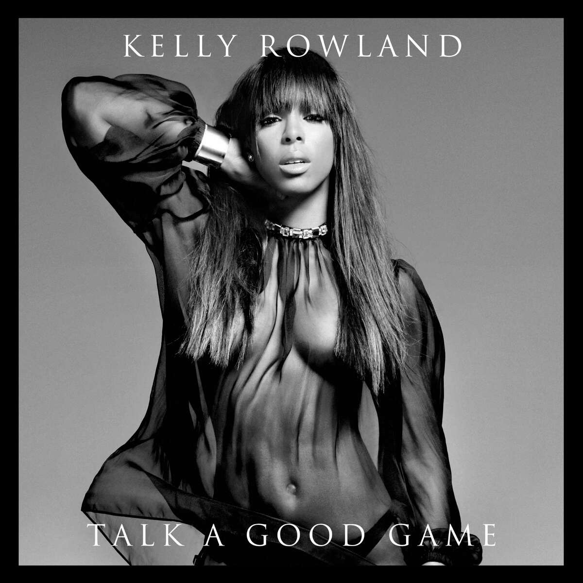 Rowland takes some big chances on her new album cover, "Talk a Good Game."