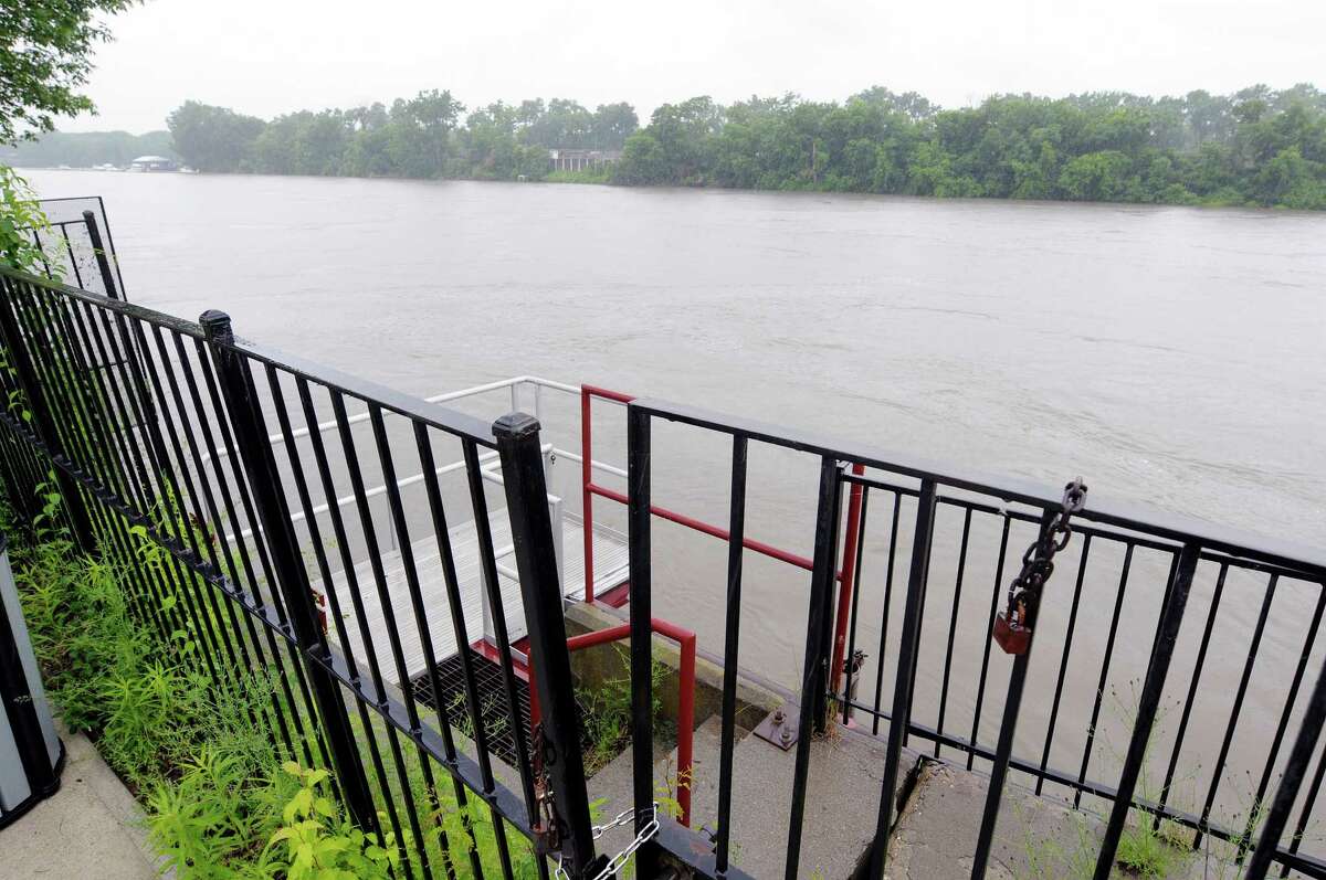 A view of an area along the Hudson River at the Troy waterfront south of the Green Island Bridge on Thursday, June 13, 2013 in Troy, NY. The city council will vote on plans for re-vitalizing the docks in this area that were damaged by Tropical Storm Irene. (Paul Buckowski / Times Union)