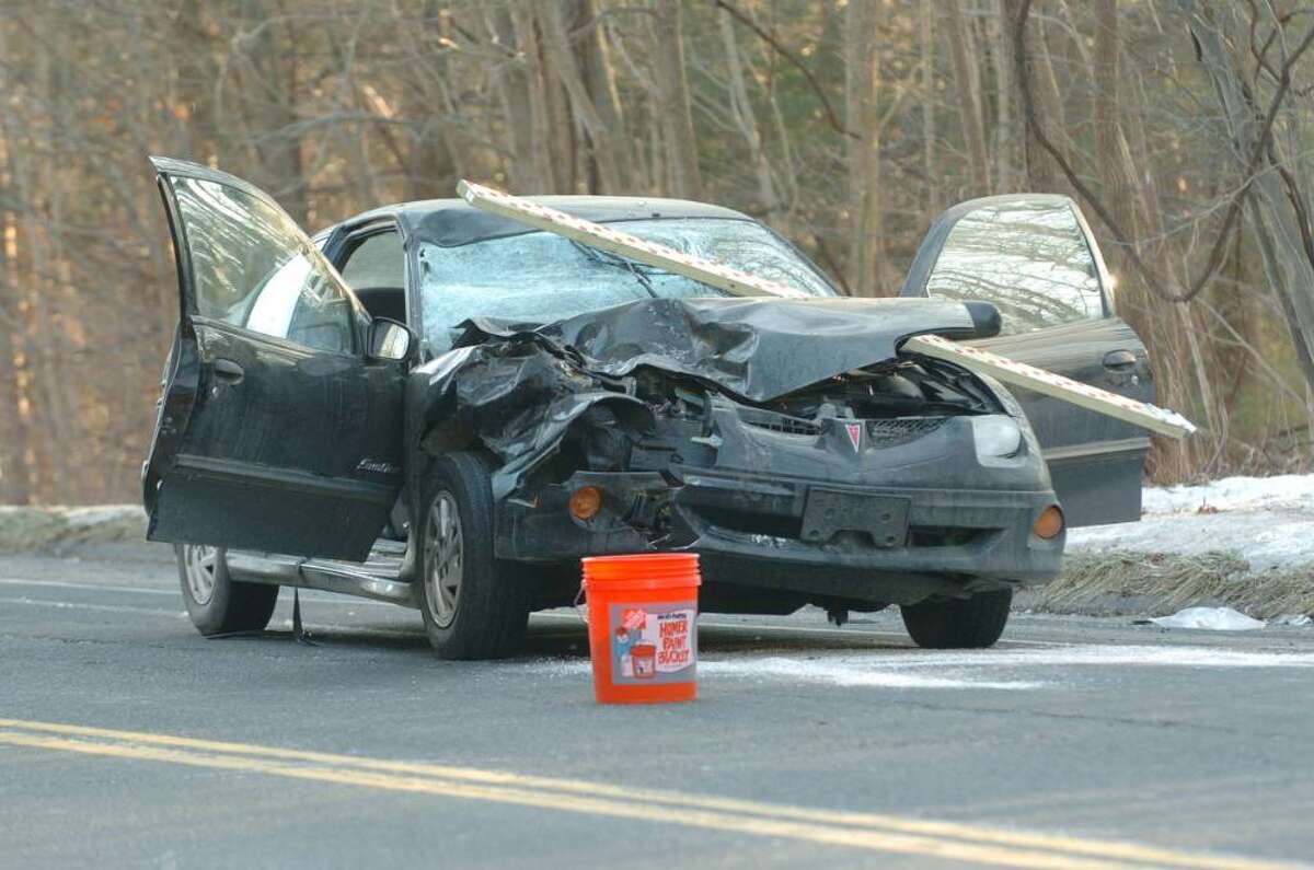Two injured in Newtown crash