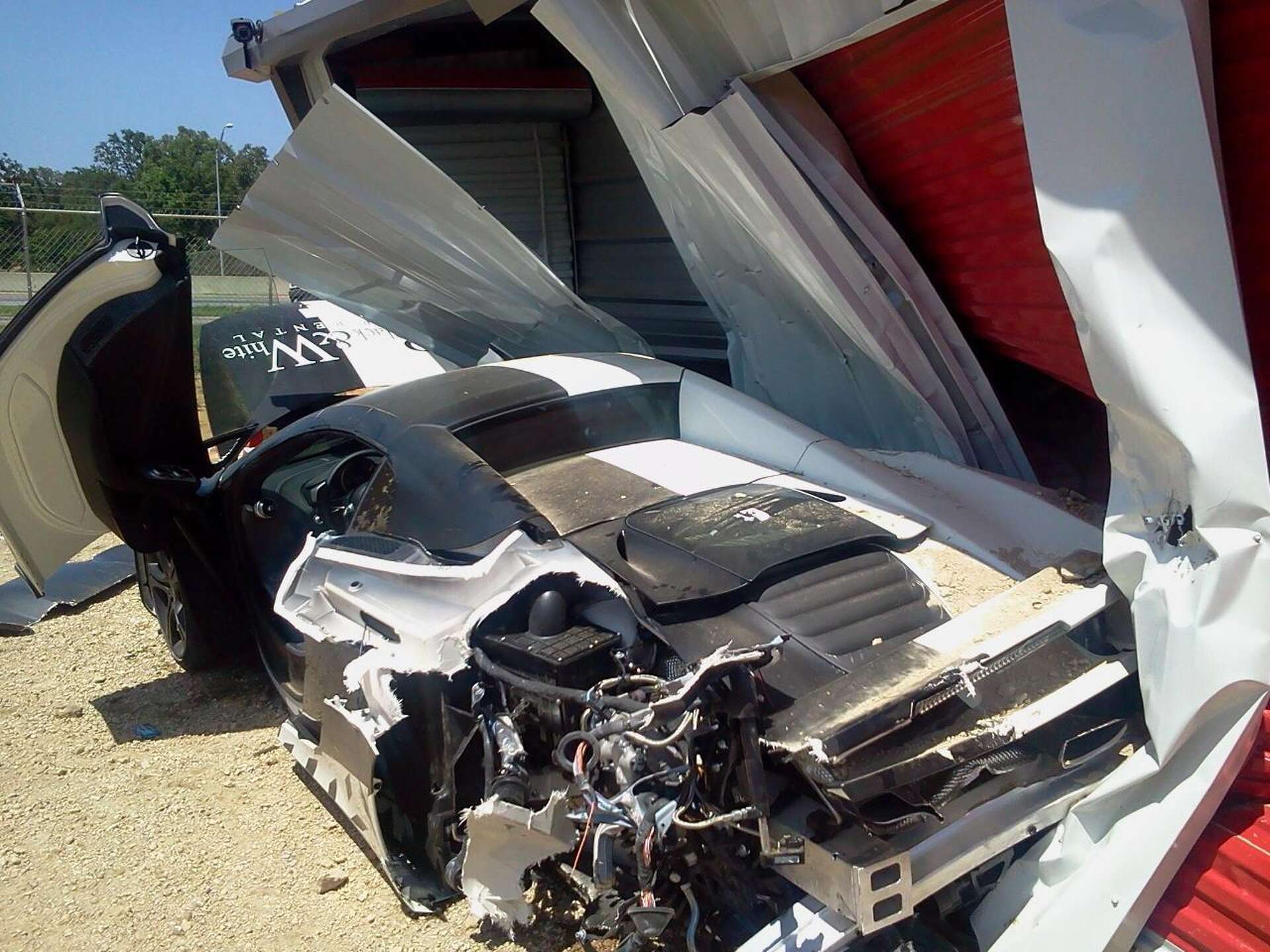 $200K exotic car wrecked in East Texas during cross-country rally