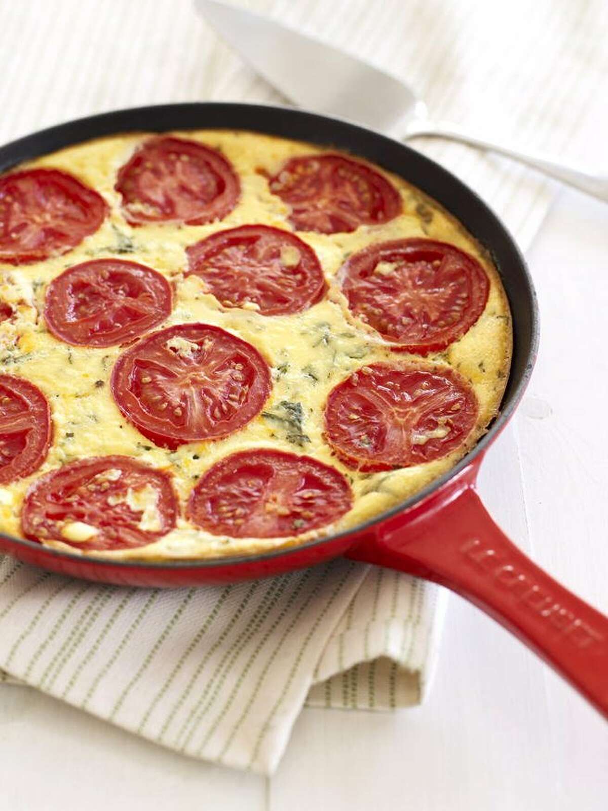 Recipe Crustless TomatoRicotta Pie