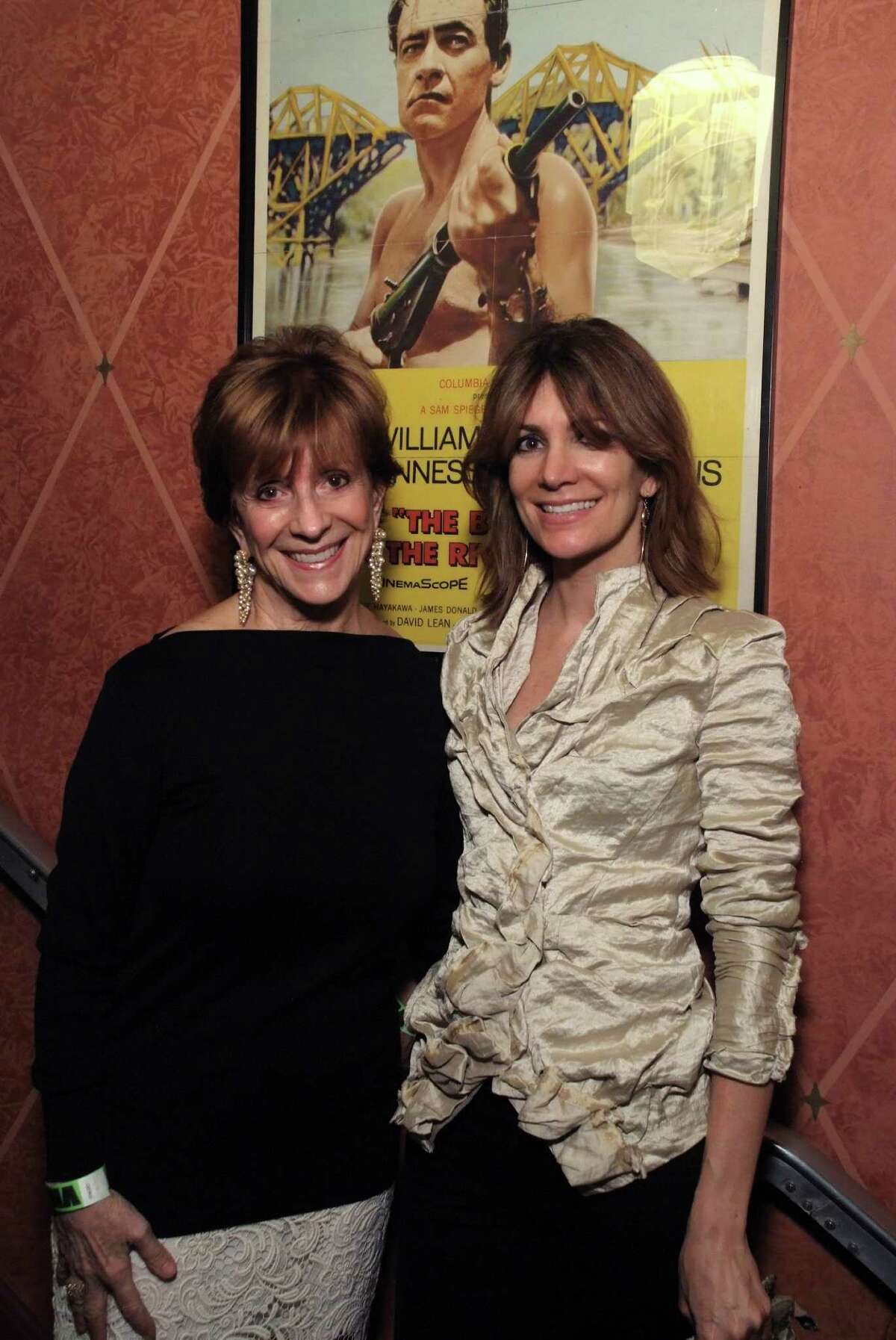 Lynne Andress, left, and Tiffany Masterson at the film premiere of "Crescendo" benefiting LifeHouse, 2 June 2013. Credit: David Postma/Genesis