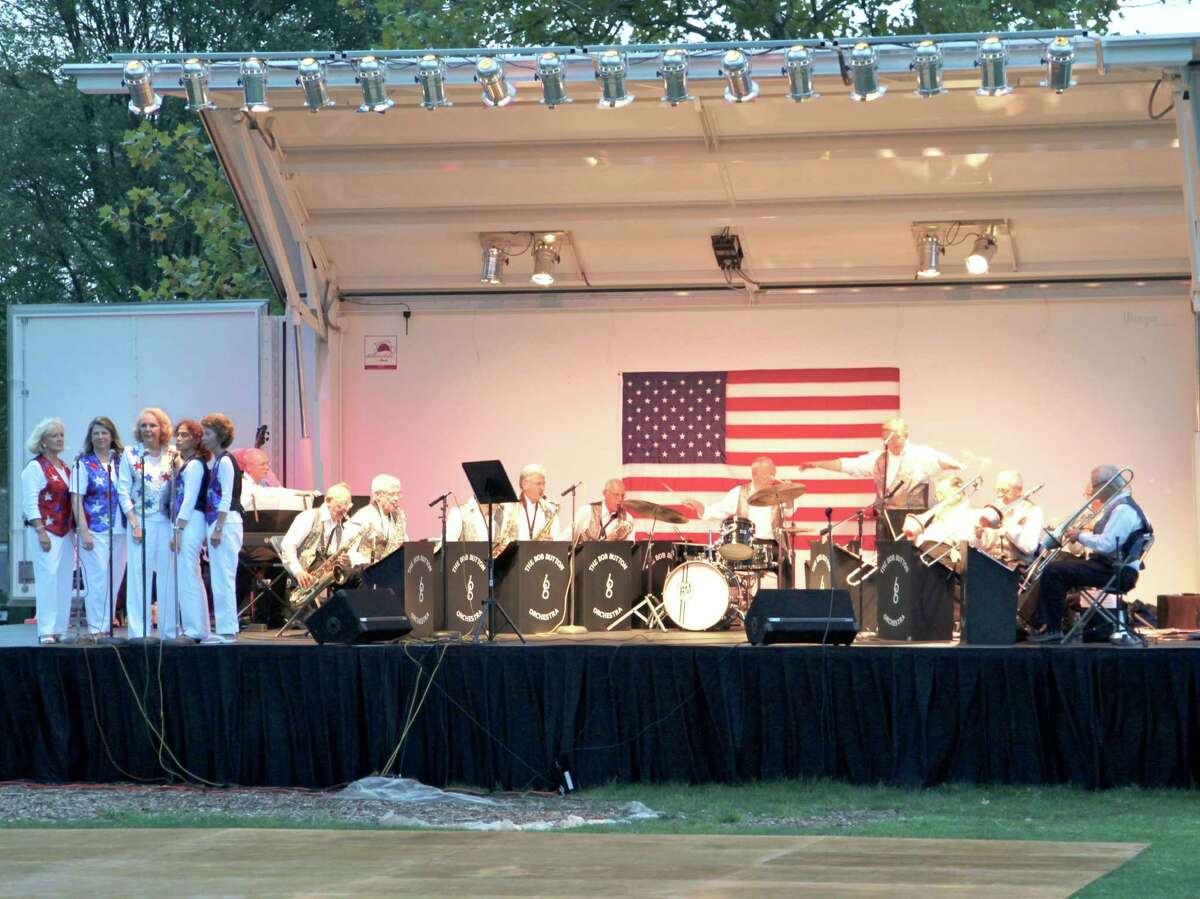 The Bob Button Orchestra and singing group Button and Bows will kick off the Greenwich Dept. of Parks and Rec's Wednesday night concert series on July 10, from 7:15 to 8:45.