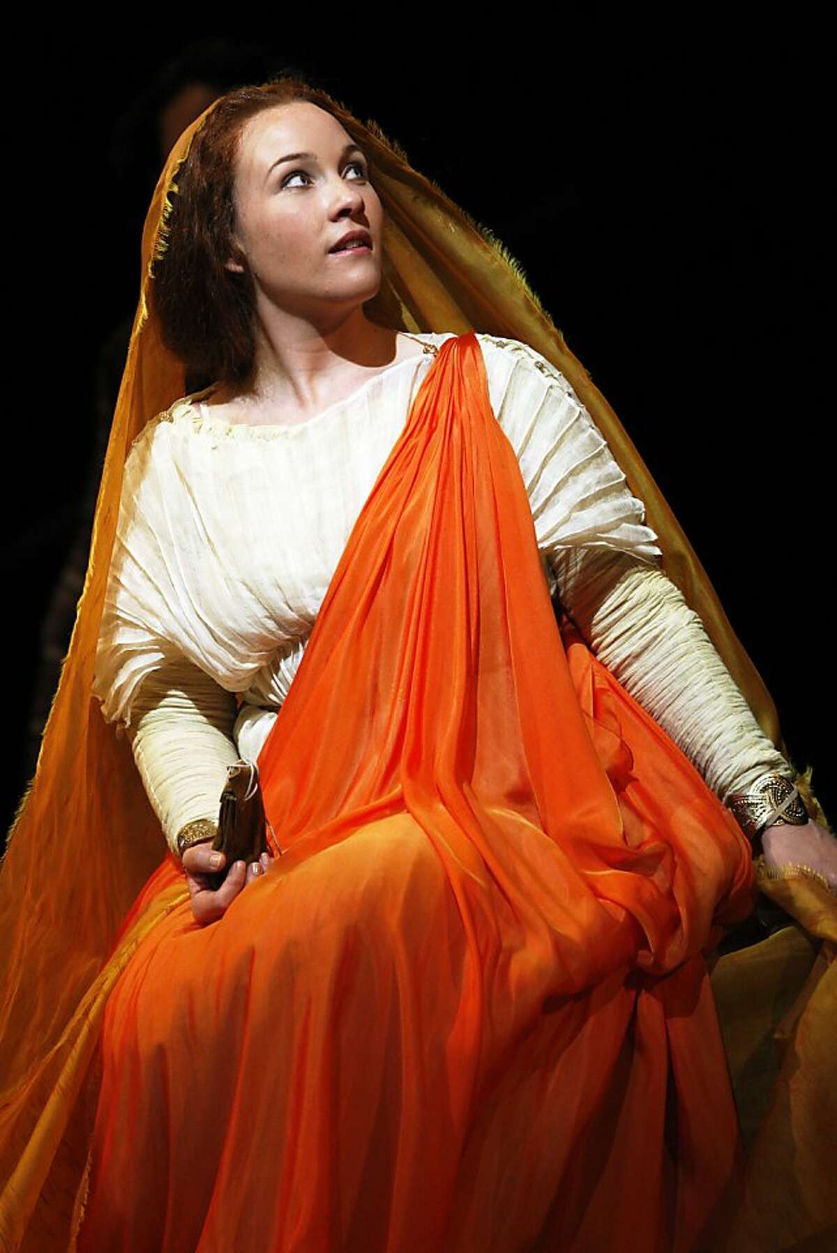 Sasha Cooke as Mary Magdalene in the world premiere of Mark Adamo's The Gospel of Mary Magdalene on Sunday, June 16, 2013 in San Francisco, Calif.