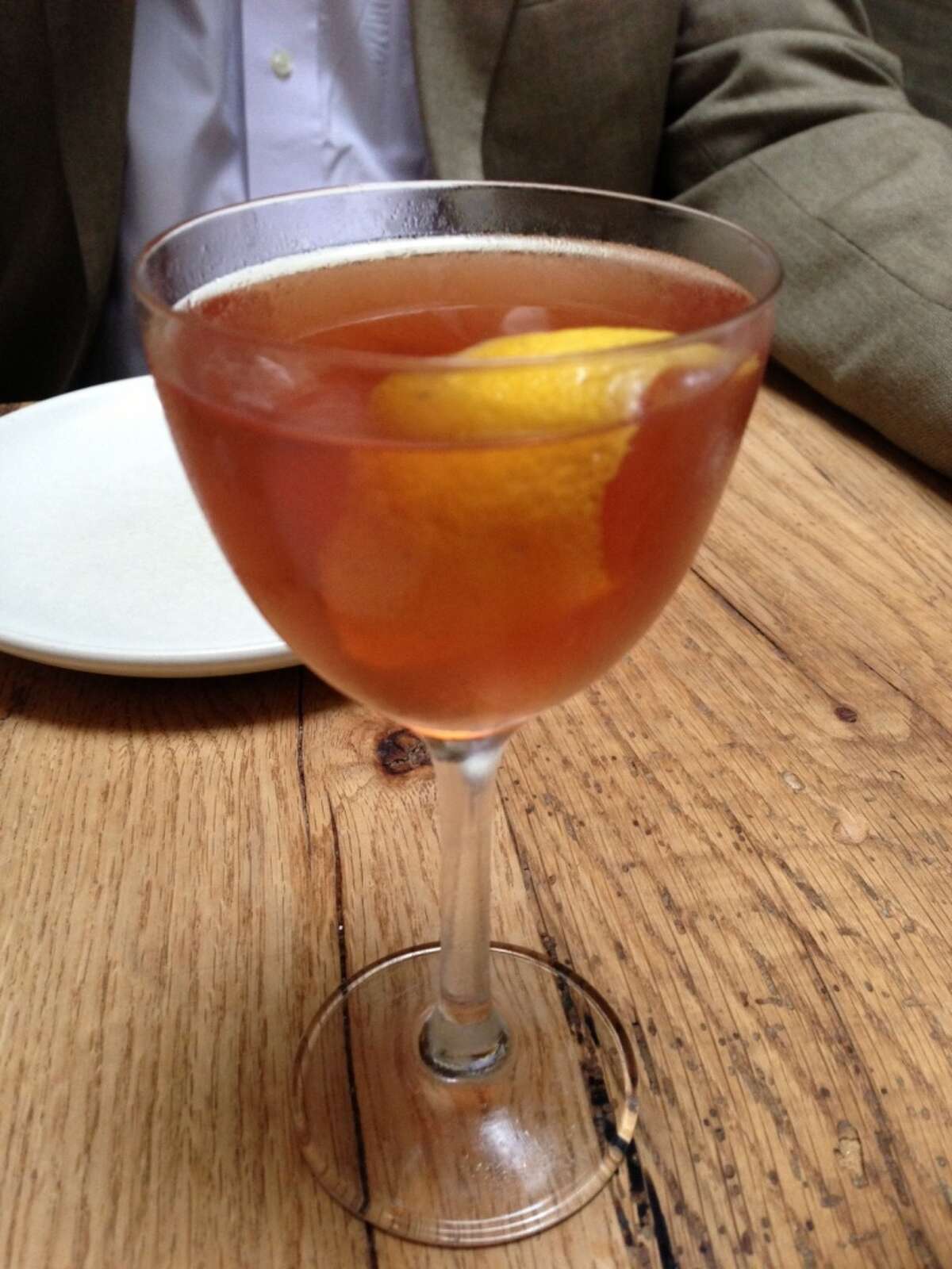 Hanky Panky ($11) with gin vermouth, Fernet and orange zest