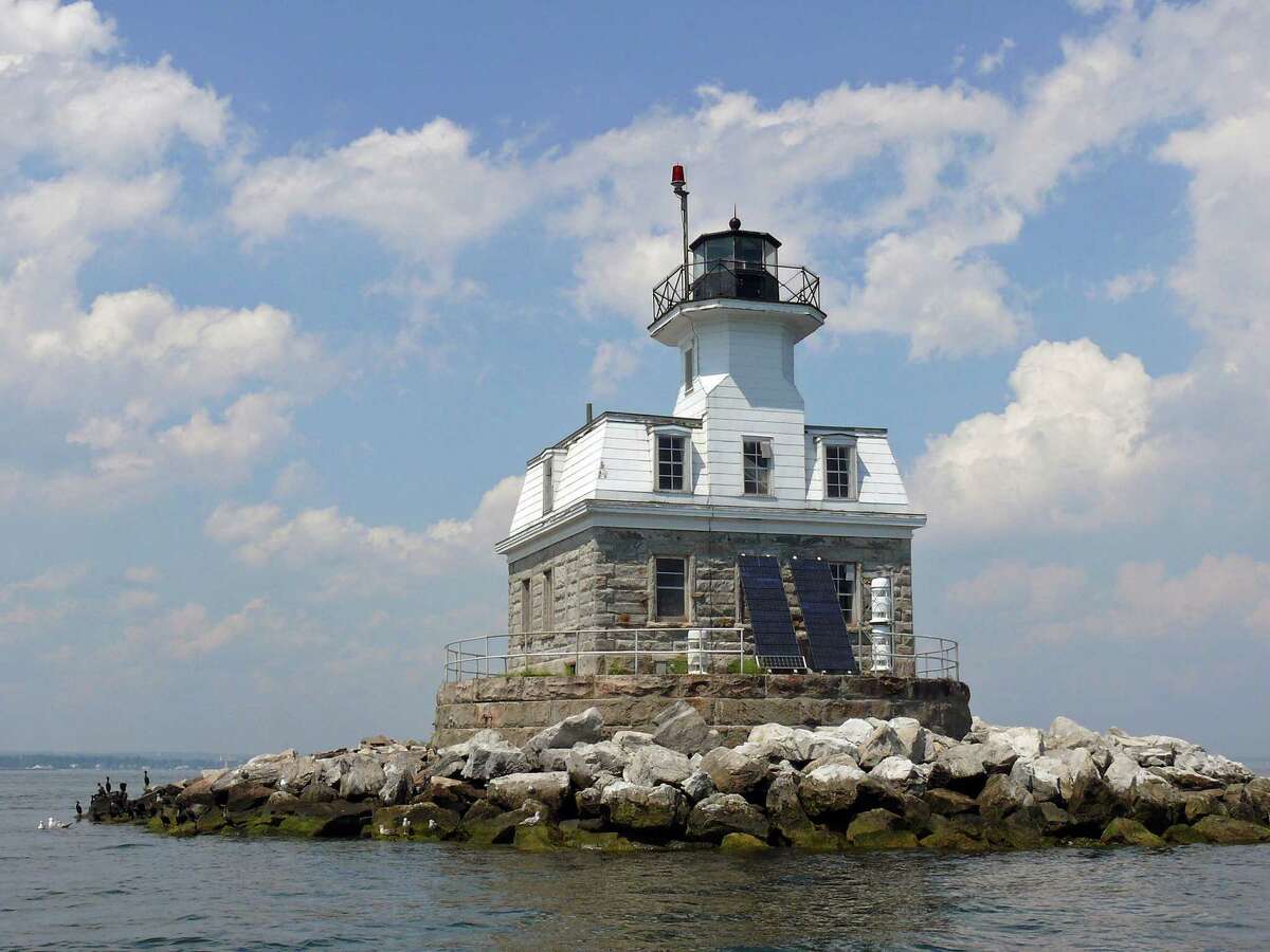 The Penfield Reef Lighthouse in Fairfield, Conn.