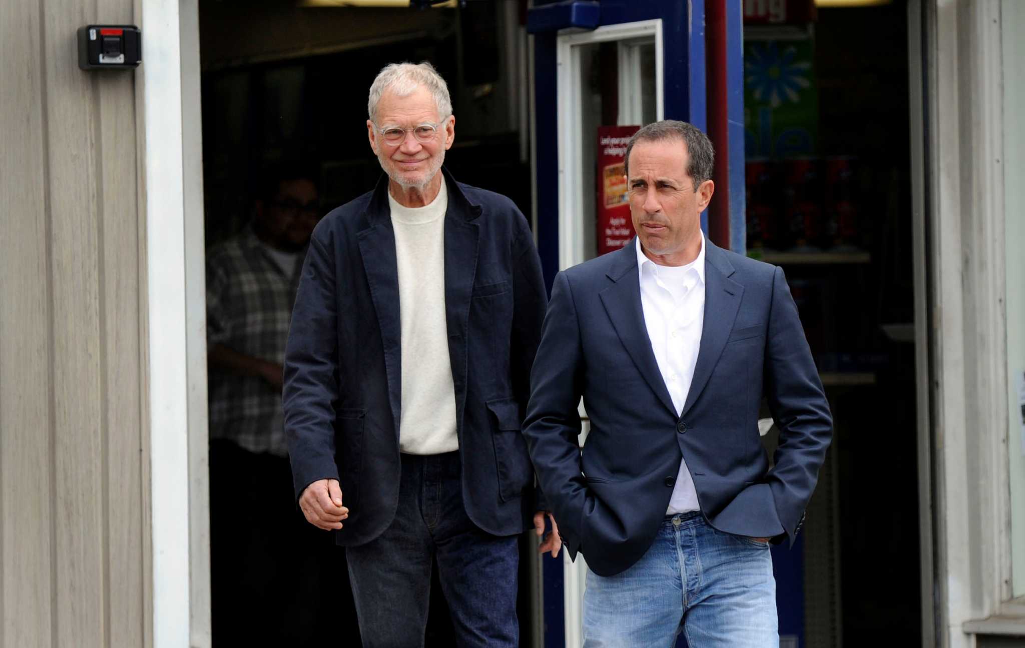Jerry Seinfeld Interviews David Letterman on 'The Late Show' and