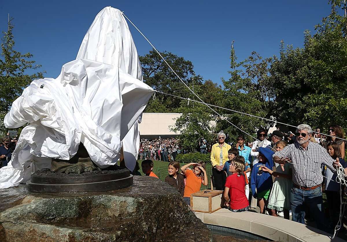 Here's the story behind the Bay Area's bronze Indiana Jones and Yoda