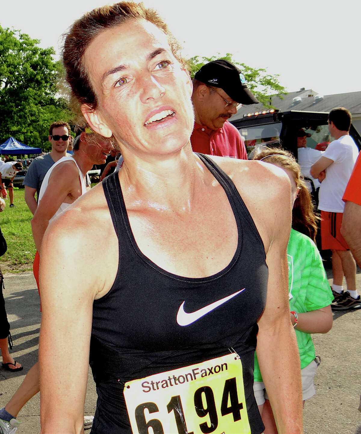 Mary Zengo finished first among women, with a time of 18:36, in the Fairfield Road Races 5K on Saturday.