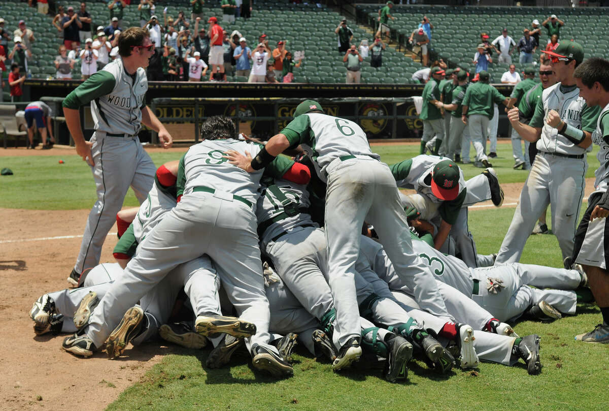 The Woodlands caps a banner school year with a dogpile on the diamond. But a group hug would have been in order with the other teams that helped the Highlanders retain the Chronicle Cup.