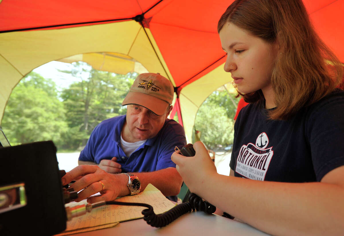 Ham radio operators compete in Field Day