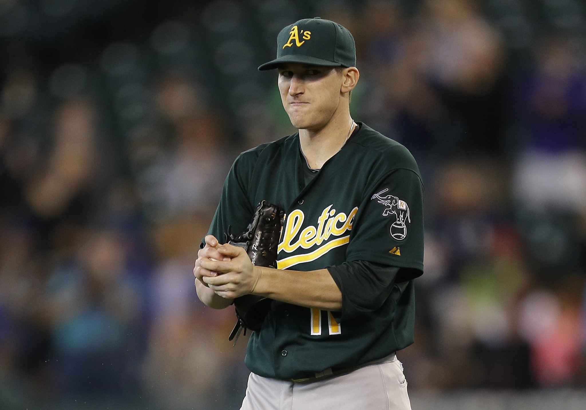 After Awful Injury, A's Jarrod Parker Is Back On The Mound