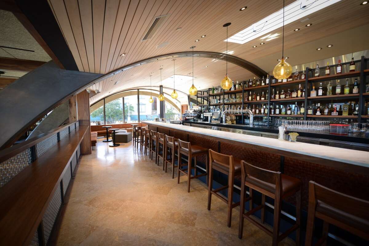 Barrel House Tavern: The curved wood ceiling gives the restaurant its name.