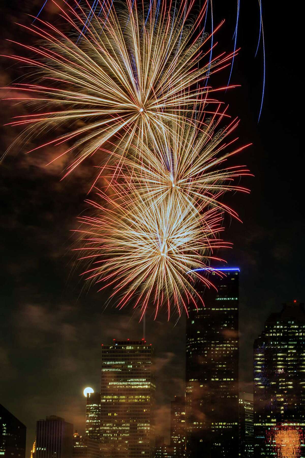 downtown fourth of july fireworks houston