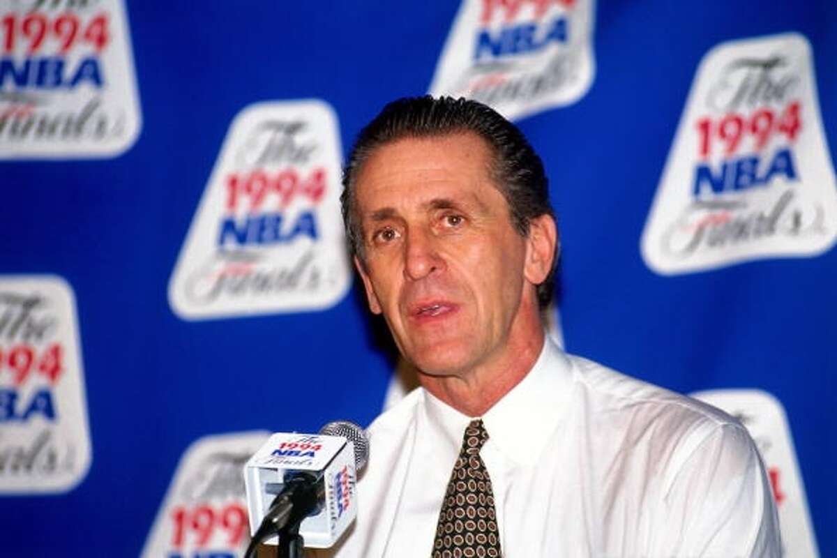 Riley's start The franchise’s first draft pick, way back in 1967, was none other than legendary coach Pat Riley. The Kentucky standout played guard/forward for the Rockets until 1970 when he made the move to the Los Angeles Lakers. He never played for the Houston incarnation of the team. In 1994, the coaching legend and his Knicks fell to the Rockets in the Finals.