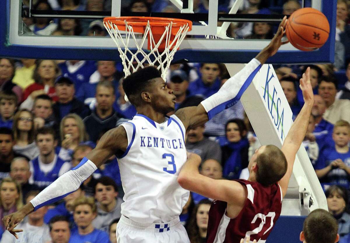 Kentucky's Nerlens Noel led the nation in blocks but tore his ACL in mid-February. Shooting free throws was the only basketball-related thing he could do while working out for the Cavs, who have the top pick.