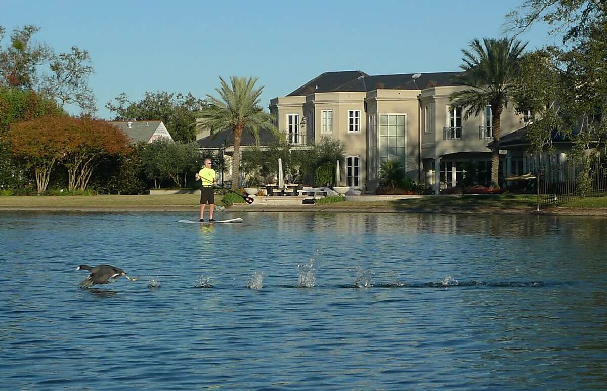 Paddling through New Orleans on Bayou St. John