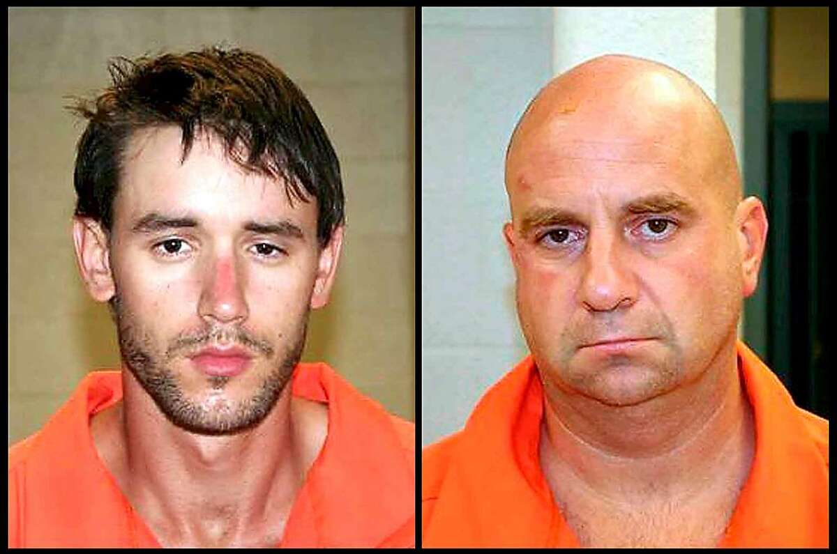 In these photographs supplied by the Connecticut State Police, Joshua Komisarjevky, 26, left , and Steven Hayes, 44, right, are charged in connection with a home invasion and triple homicide in Cheshire, Conn., Monday, July 23, 2007. Dr. William Petit Jr., a prominent endocrinologist, was severely injured and was the sole survivor of the attack in which his wife and two daughters were killed. The two are awaiting trial on charges of assault, sexual assault, kidnapping, burglary, robbery and arson.