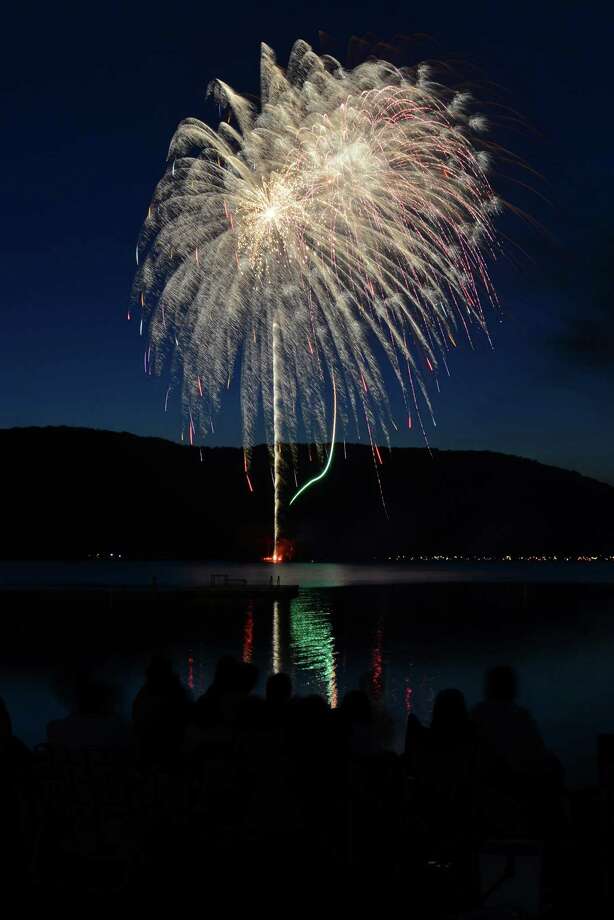 Fireworks over Candlewood Lake in Danbury NewsTimes