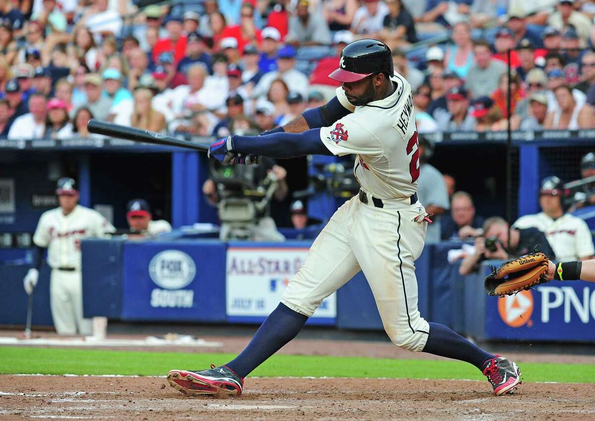 Jason Heyward sparks 7-run 8th, Braves sink Diamondbacks