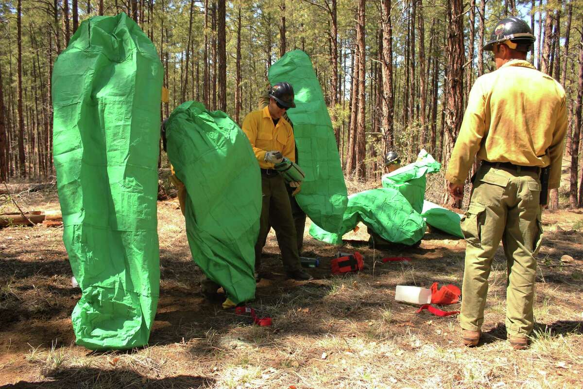 Emergency Fire Shelters Offer Last Chance For Survival